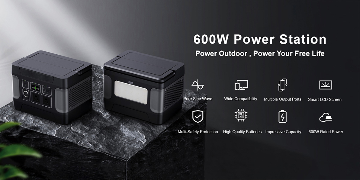 Gineadóir Gréine Teasa 600W Do Chumhacht Cúltaca Baile